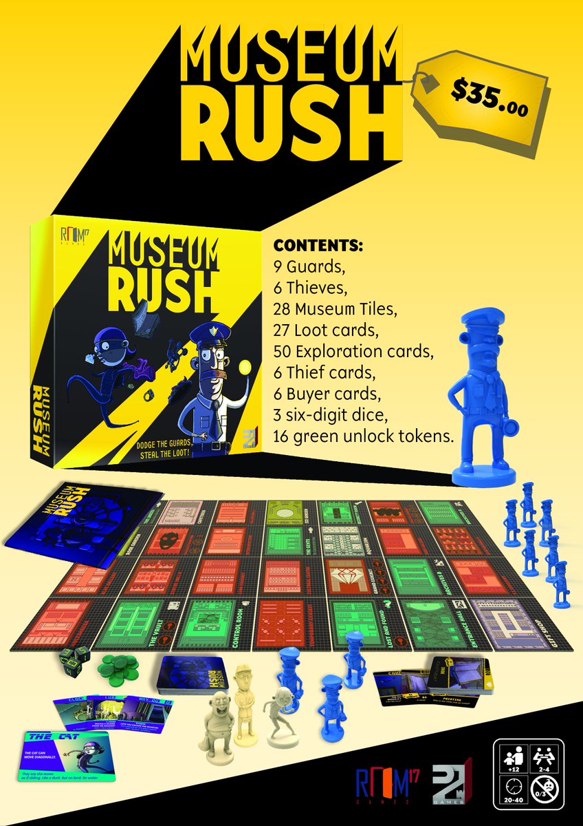 Museum Rush Contents Sheet