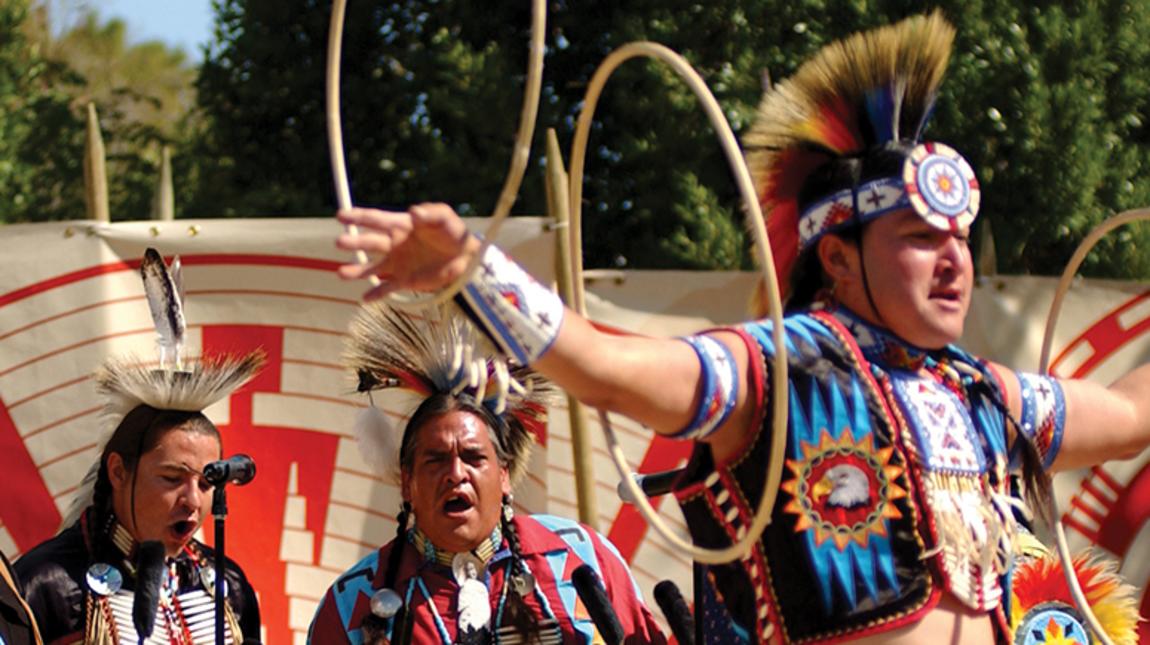 TBHotel's tweet image. Every Friday from 5-5:30pm enjoy Native American dancing including hoop dancing, known as “the dance of life" - free at the Fountain Court.