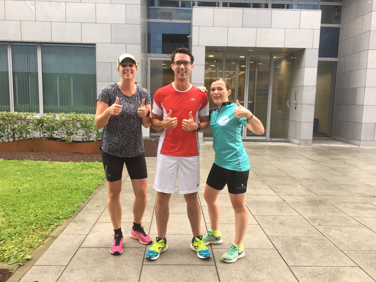 kvgodtsenhoven's tweet photo. Lunch runs are more fun when you share them with great colleagues @Adecco_Belgium @Win4Youth #win4youth #waytogava #Roadtobrusselsekiden https://t.co/PlOKZbAdvX