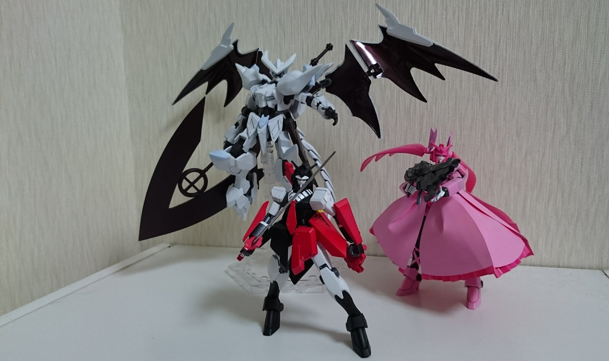 カトラス みんな 行くぜ 俺達は ナイトレイドだ アカメが斬る より悪鬼転身インクルシオ 第四進化形態 大型武装ノインテーター完成です アカメが斬る ガンプラ