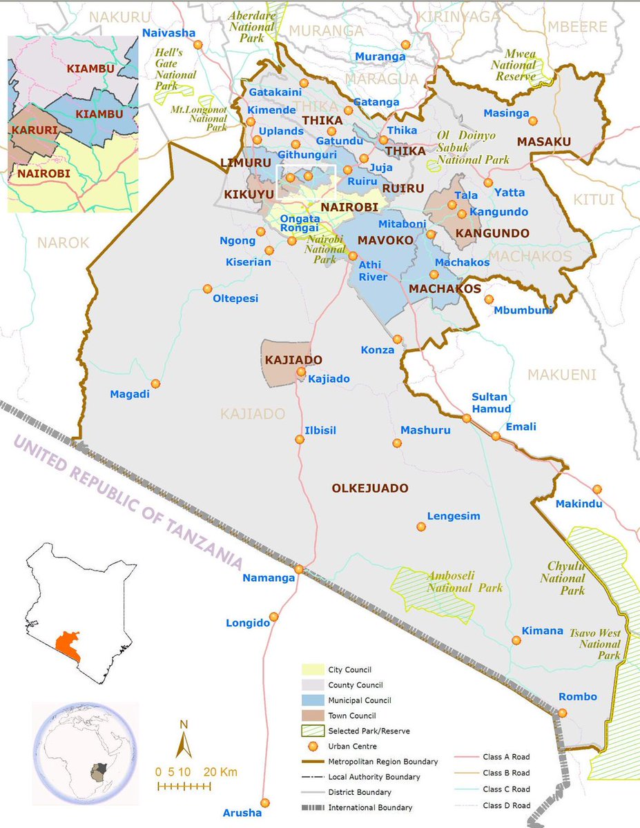 I was at Mua Hills earlier today. Do you know that was supposed to be part of the Nairobi Metropolitan Region?On paper, Nairobi metropolitan covers approximately 32,000 km2Nairobi (684 km2);Kiambu,Olkejuado,Masaku &Thika