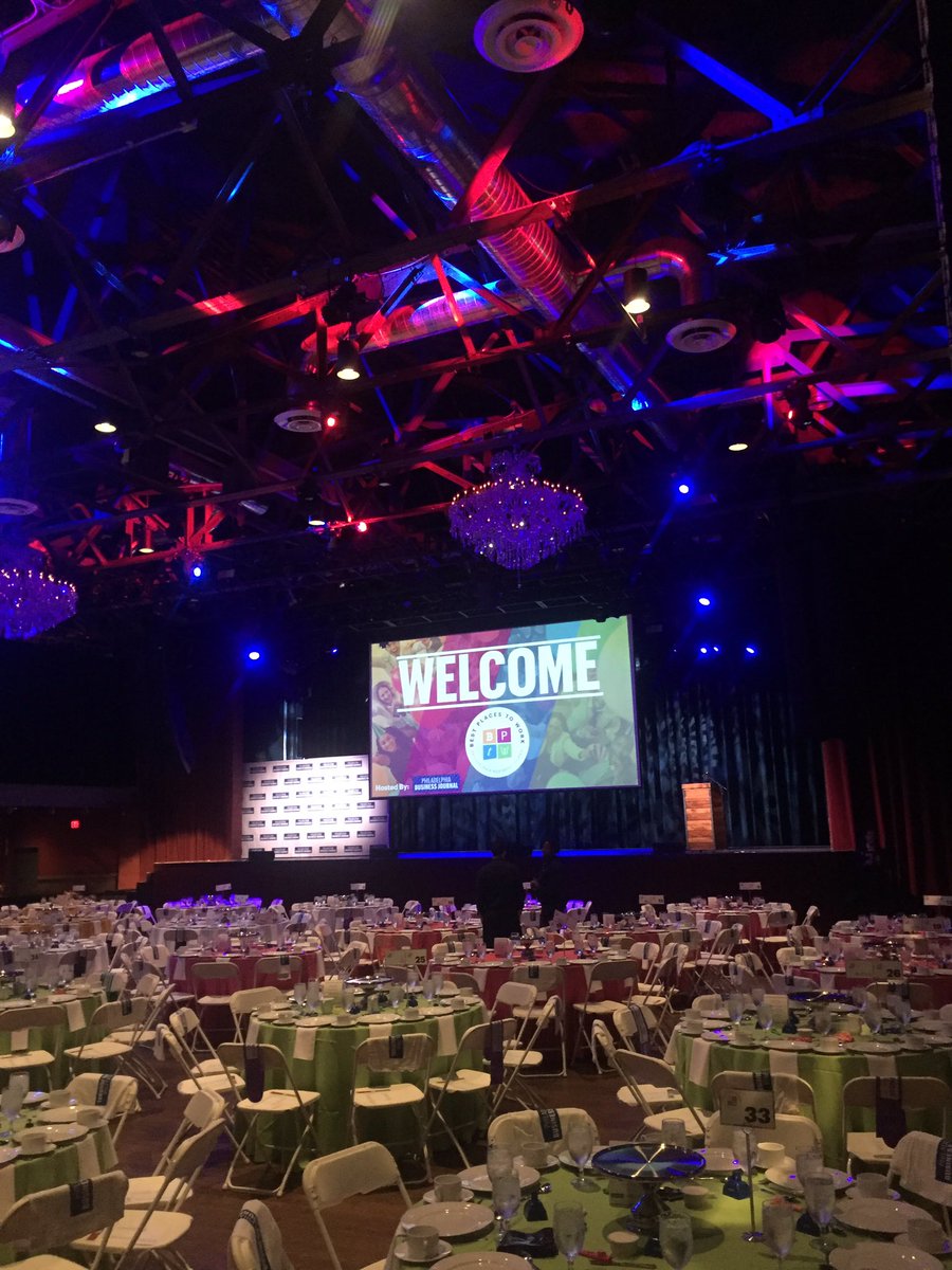 The stage is set for #PBJ2017BPTW <a href="/FillmorePhilly/">The Fillmore Philadelphia</a> <a href="/GarcesCatering/">Garces Catering </a>