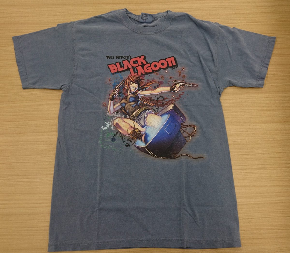 サンデーgx 7周年企画　応募者サービス　ブラックラグーン　Tシャツ ラージ サンデーgx 7周年企画 応募者サービス ブラックラグーン Tシャツ
