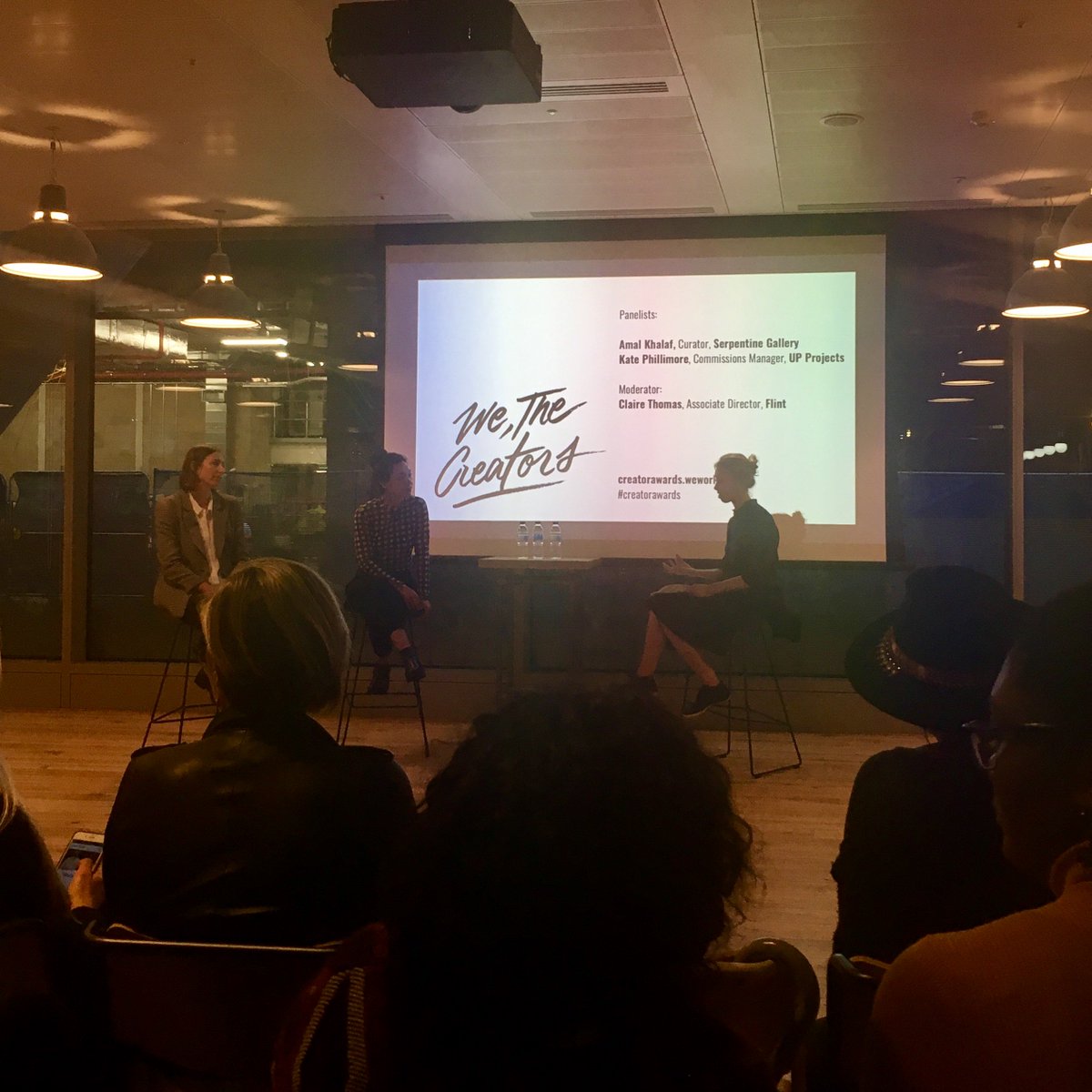 Last night our team stopped by <a href="/WeWork/">WeWork</a> for cocktails &amp; conversation with leading creatives to add some artistic flair to our work!