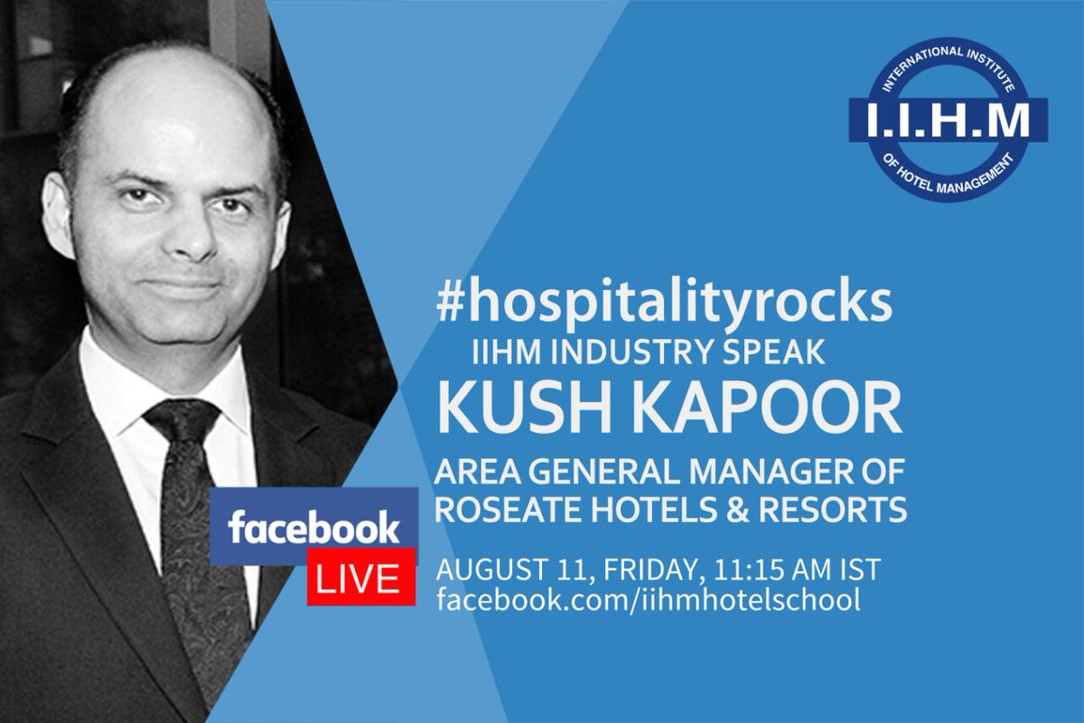 @IIHMHOTELSCHOOL #hospitalityrocks #iihmindustryspeak #bestcareer @TheRoseate @AADirIIHMDELHI @apoorvbawa