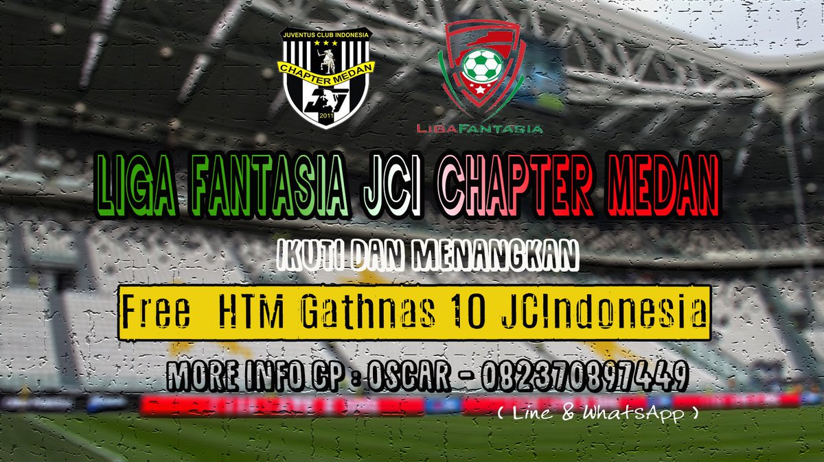 Dalam menyambut Gathnas 10 <a href="/JCIndonesia/">Juventini Indonesia</a> yg akan diadakan tahun depan , JCI Medan yg bekerja sama dengan <a href="/LigaFantasiaID/">TirtoID Liga Fantasia 2021/22</a>