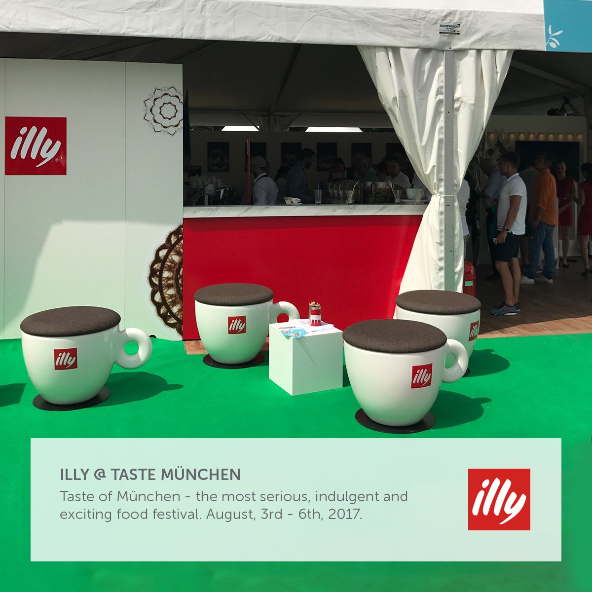 We had tasteful fun at <a href="/TasteofMuenchen/">Taste of München</a> ! #illy4Taste #LIVEHAPPilly
