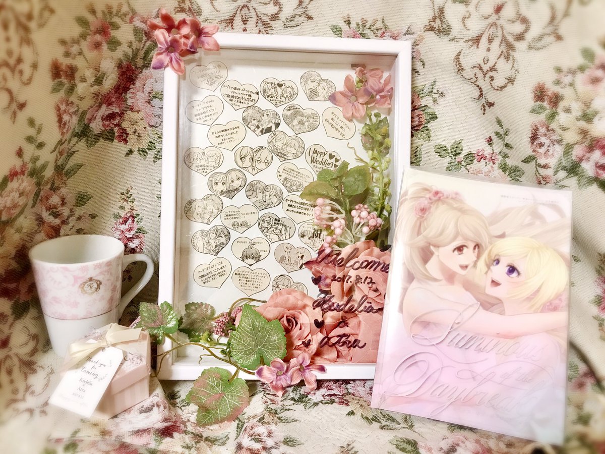 常春頭はどこまでも常春ですよろしくな！！！！！！！ウェルカムボード作りました！！！！！！！