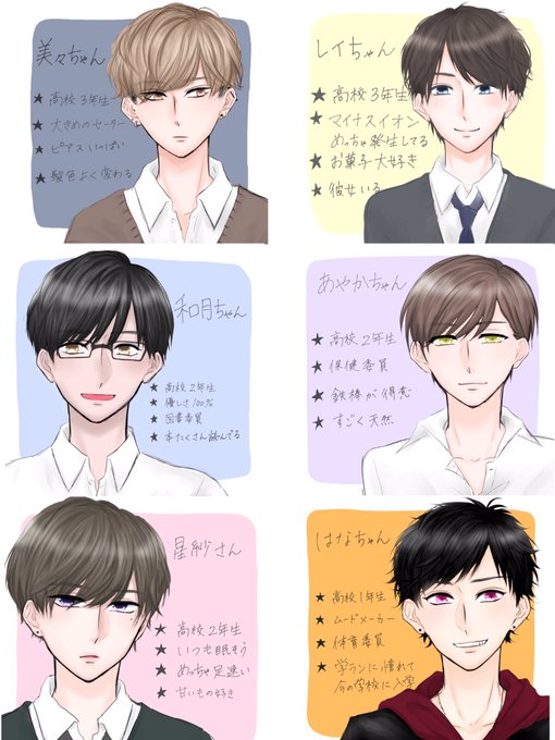 ふぁぼした人を男子高校生化するのtwitterイラスト検索結果