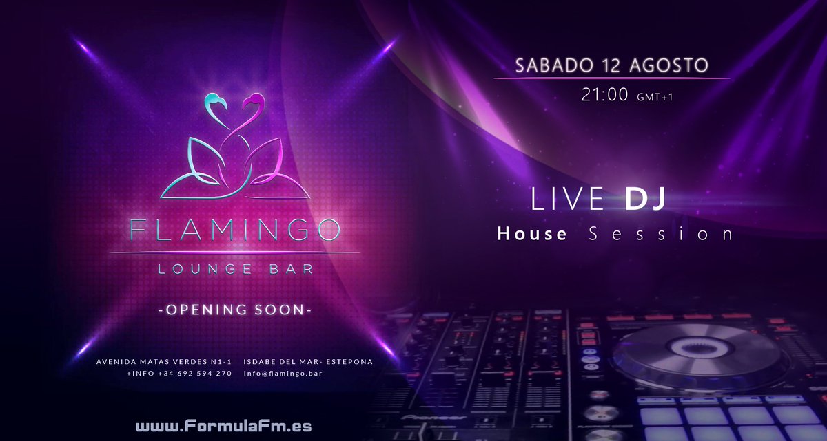 keyk_dj's tweet image. Más
Este sábado estaré de #BuenRollo en Flamingo lounge bar #EDM #deephouse  #happySaturday formulafm.es flamingo.bar