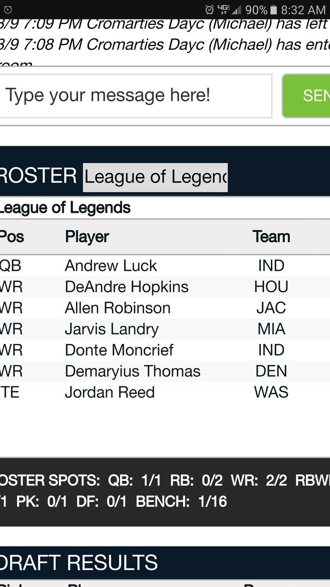 integ003's tweet image. Finally started a dynasty league..thoughts so far? @FFPC @DynastyNerds