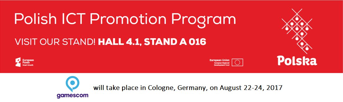 PL_ICT_PROGRAM's tweet photo. After a short summer break we're back with another stand! This time - @gamescom 🙌#FueroGames #Playsoft #Qverty #SARE #VRVisio #PolishICT https://t.co/L7DsDTjKWN