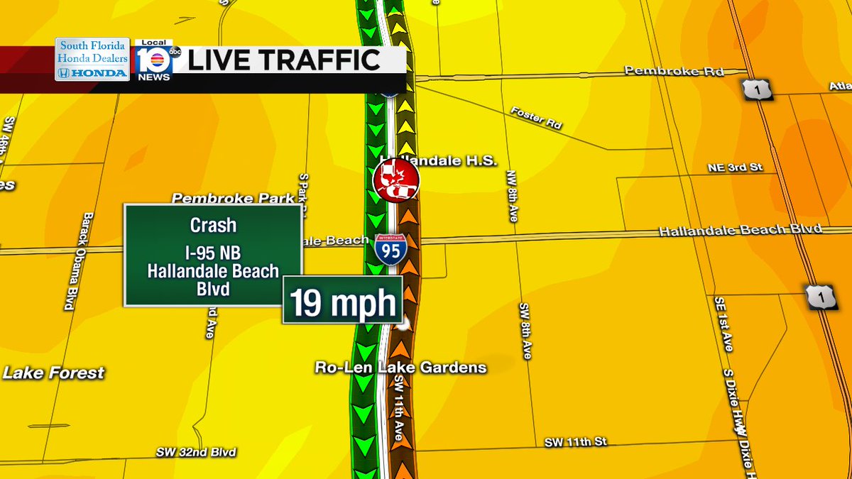 Crash on I-95 NB at Hallandale Beach Blvd #traffic https://t.co/0G3YCbfBcN