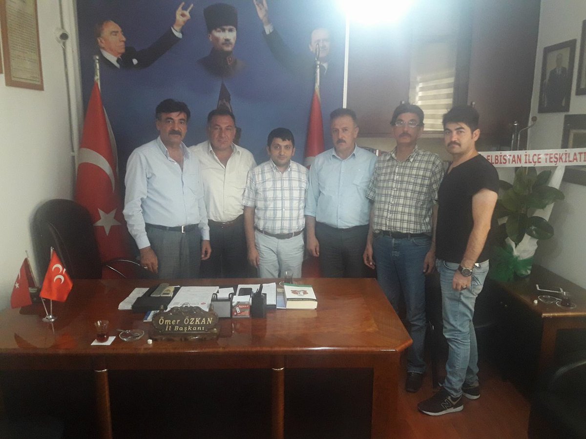 MHP Elbistan İlçe Başkanımız Ali Demir bey ve İlçe Yönetimi ziyaretimize geldi, ülkemiz ve kahraman kentimizle ilgili istişarelerde bulunduk