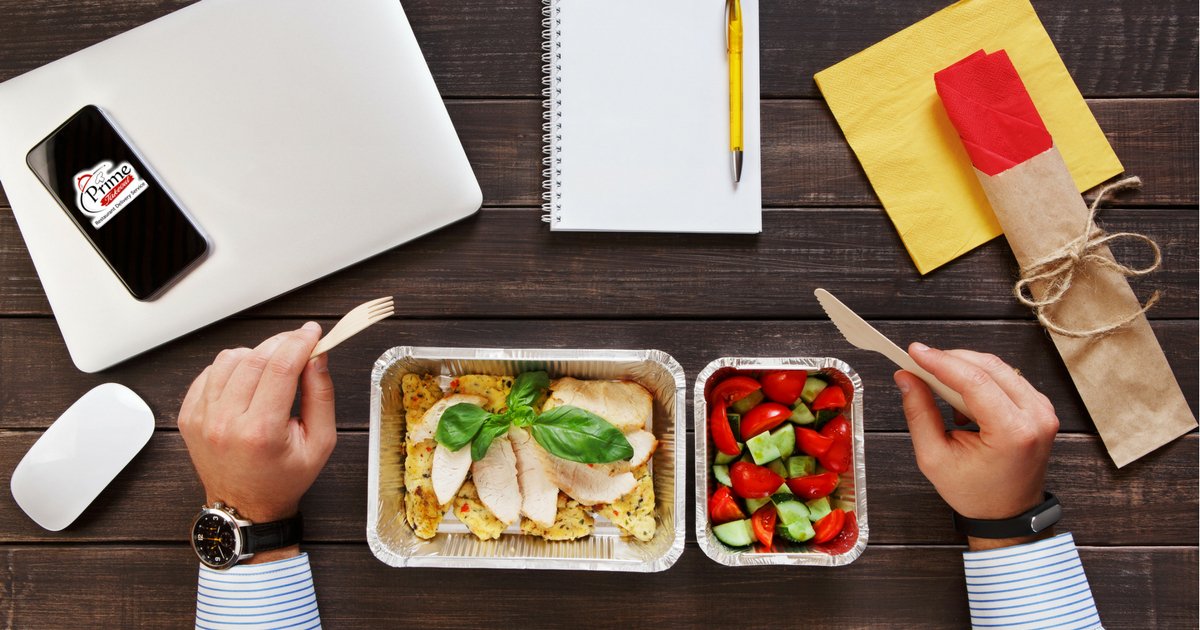 PrimeTakeout's tweet photo. Ordering #lunch at work is easy on the #PrimeTakeout app! Download it now! #Delivery https://t.co/wqS887hZ3r https://t.co/ikGdVkojTl