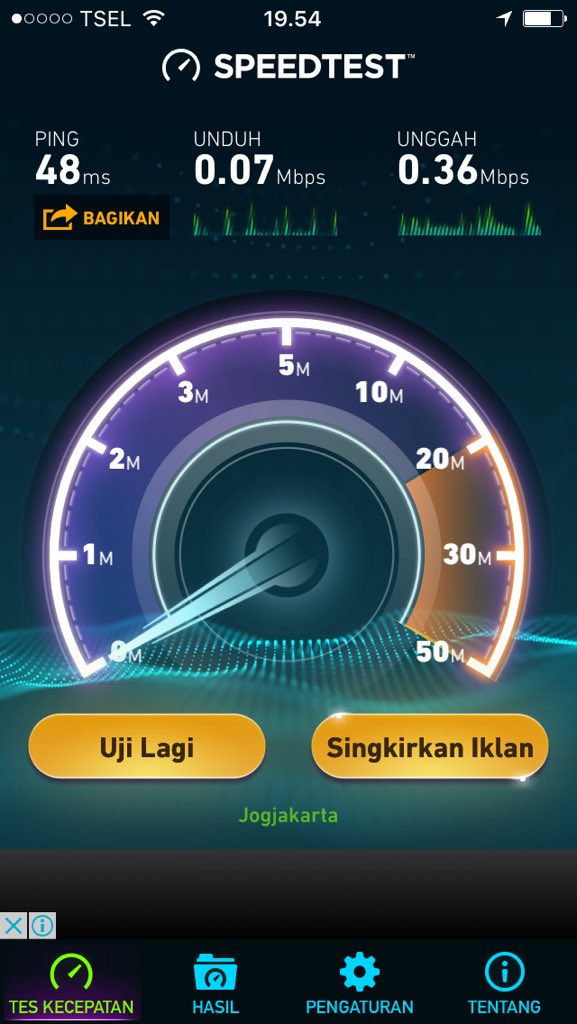 yd2edv's tweet photo. @TelkomCare Mosok segini aja..... https://t.co/Vg0XE2cjbn