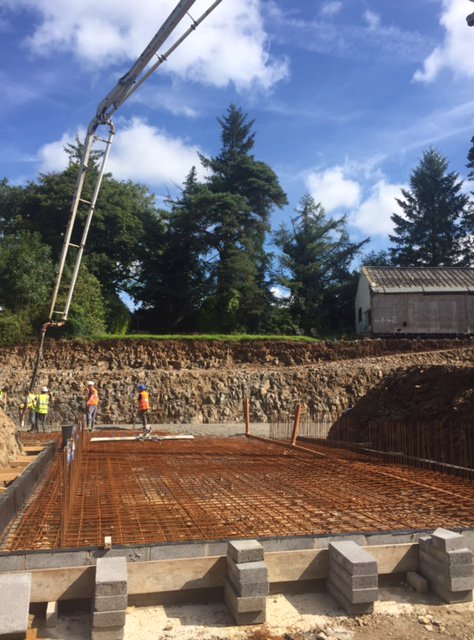 BlueRockWales's tweet photo. Great effort at the Parkmill development on the concrete pour, big thanks to @Hanson_UK https://t.co/IMo7XDnchY