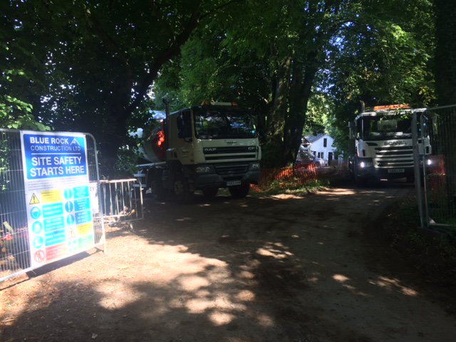 BlueRockWales's tweet photo. Great effort at the Parkmill development on the concrete pour, big thanks to @Hanson_UK https://t.co/IMo7XDnchY