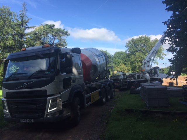 BlueRockWales's tweet photo. Great effort at the Parkmill development on the concrete pour, big thanks to @Hanson_UK https://t.co/IMo7XDnchY