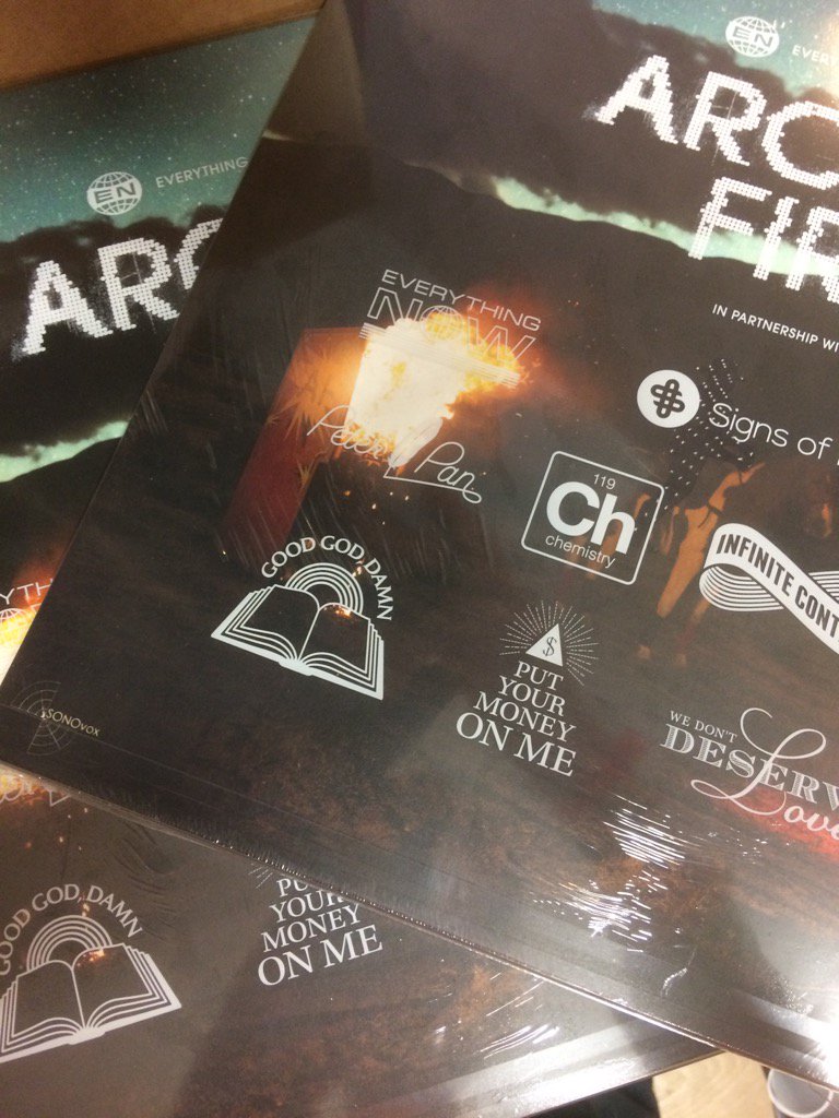 IT'S BACK! (Part 1) <a href="/arcadefire/">Arcade Fire</a> Ltd. Blue Vinyl Night Version LP back in stock! Only a few spare, so shout up quick!
