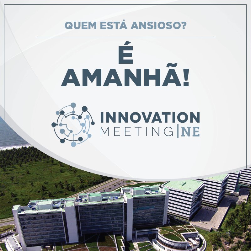innovation_meet's tweet photo. Está chegando a hora... Não deixem de acompanhar nossas redes #innovationmeetingne https://t.co/rxaeTpcYls