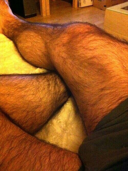 Naturally hairy.