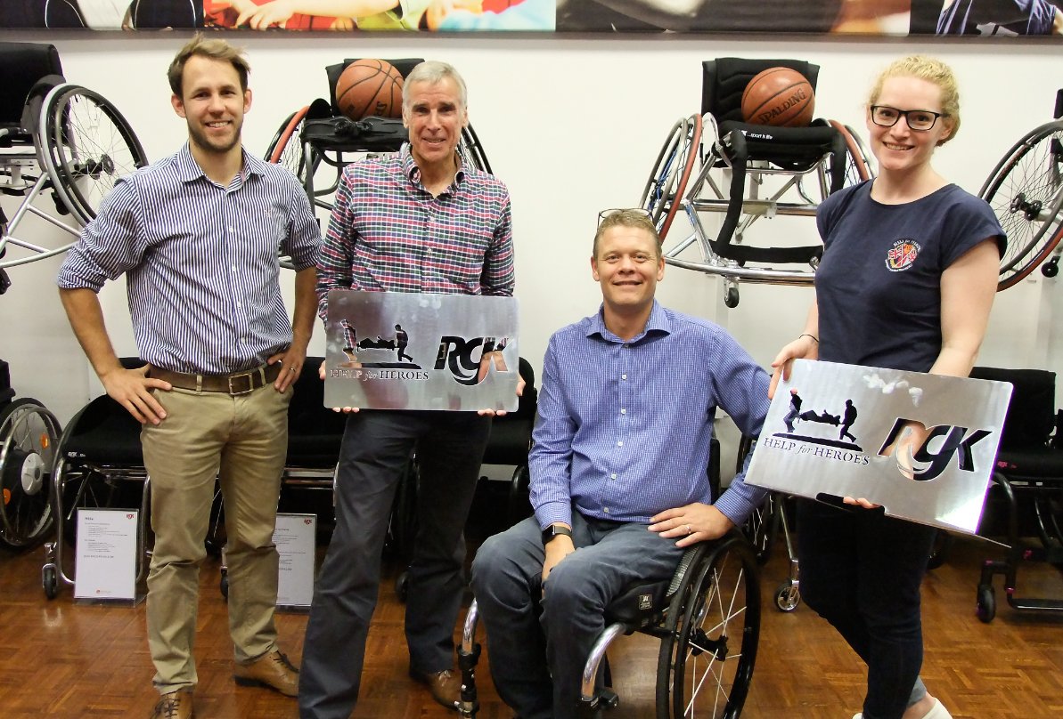 RGKWheelchairs's tweet photo. It was lovely to have @HelpforHeroes visit us for a factory tour &amp; catch up today! They are a pleasure to work with! :) https://t.co/tas5HXb74L
