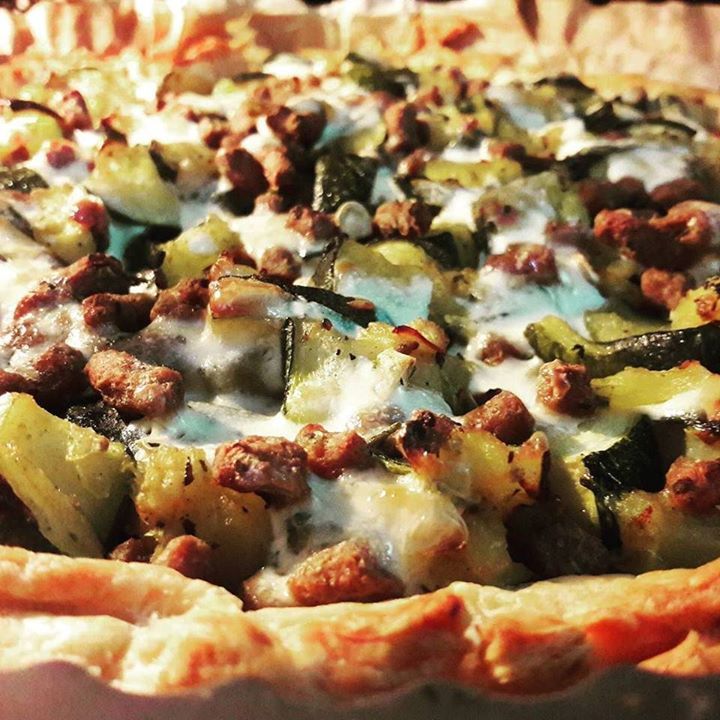 Tarte courgettes, viande d'épeautre/zucchini, spelt meat pie #vegan #vegetalien #veggiefood #plantbased #vegetaria… ift.tt/2rcdjCD