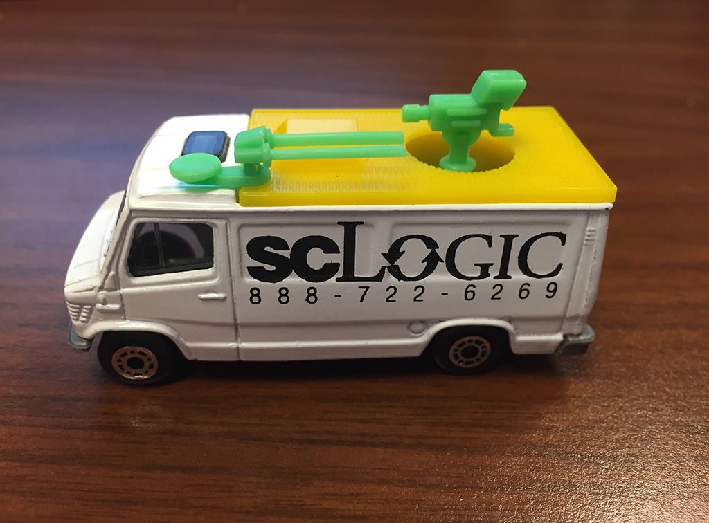 SCLogic's tweet photo. We are throwing it way back! Here is one of our first ever trade-show giveaways, the #SCLogic #DataVan! #ThrowBackThursday #TBT #Intra https://t.co/zkjeeQx7bJ