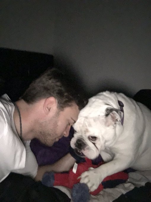 Today is #NationalSpoilYourDogDay so we honor @Jaden_Storm25 two adorable doggies. Here's to you, Olli<a href="/tag/nationalspoilyourdogday"class="tags">#NationalSpoilYourDogDay</a><a href="/tag/mansbestfriend"class="tags"><span>#mansbestfriend</span></a>