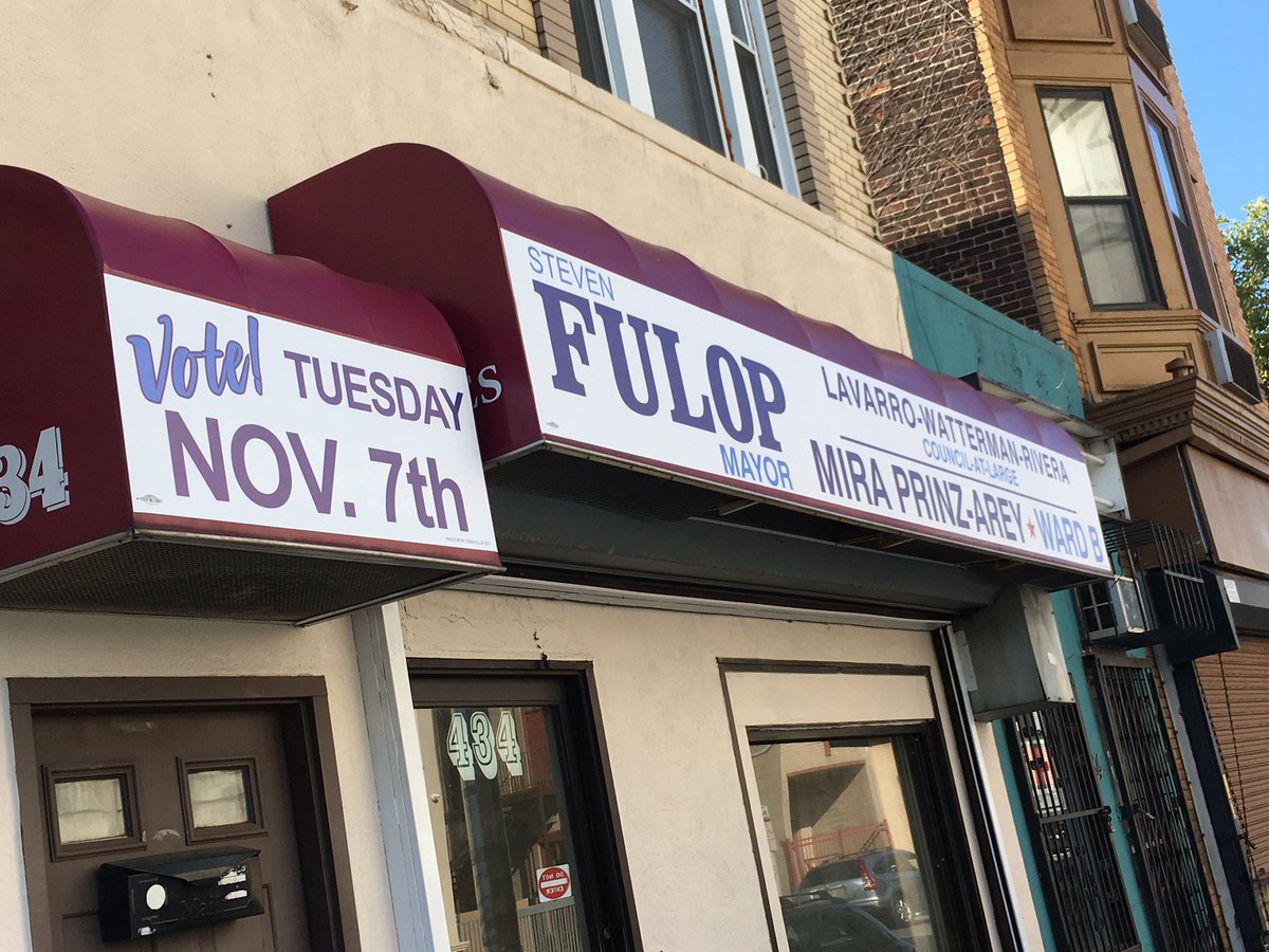 Boom. Ward "B" campaign campaign office about to open. <a href="/miramira4/">Mira Prinz-Arey</a> for council. "West Side is the Best Side" - <a href="/ChicoRamchalJC/">Chico Ramchal</a> #JerseyCity