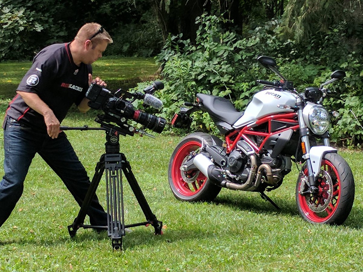 Motorcycle_Exp's tweet photo. Hey look @REDBLACKS , @DucatiUSA made a bike just for you! #RedBlacks #RedAndBlack #Ducati #Monster #CFL #Bikes #MotorcycleExperience https://t.co/py1WA1OzWp