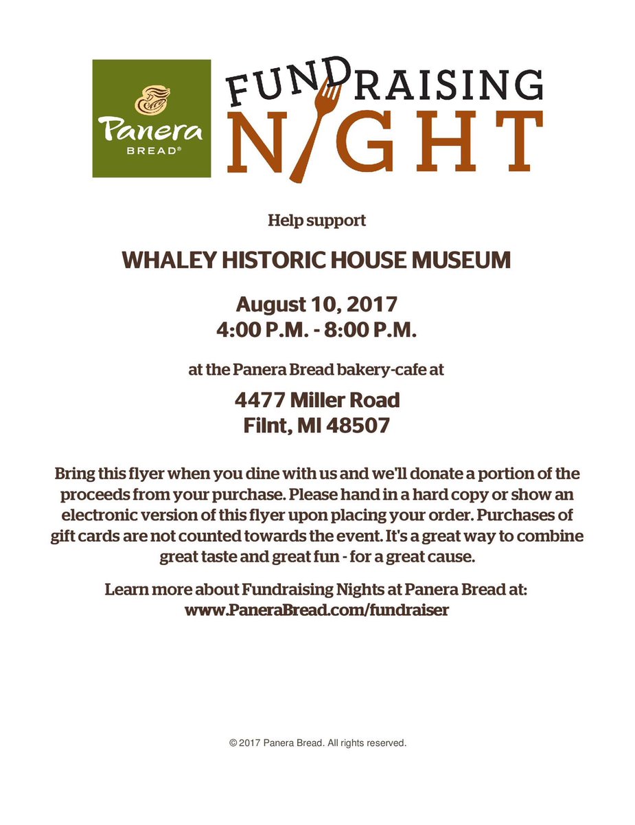 dcconnerhistory's tweet photo. I'm having a fundraiser 4 my museum tonight @WhaleyHouse, if you're in or near Flint, it'd be awesome 2 have your support. Details in pic. https://t.co/YtLEEYJhNR