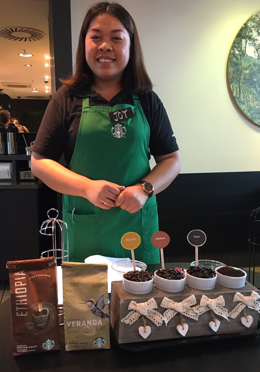 JoergDaub's tweet photo. Check ourt this great coffee tasting from supervisor Joy. Another very passionate partner in our #SSP store @Airport_FRA T2 #tobeapartner https://t.co/7p6PQl5BLa