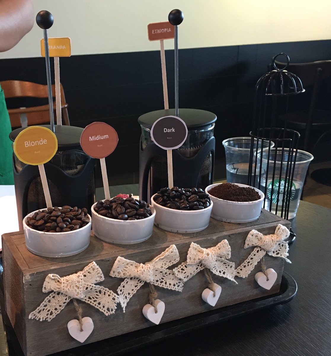 JoergDaub's tweet photo. Check ourt this great coffee tasting from supervisor Joy. Another very passionate partner in our #SSP store @Airport_FRA T2 #tobeapartner https://t.co/7p6PQl5BLa