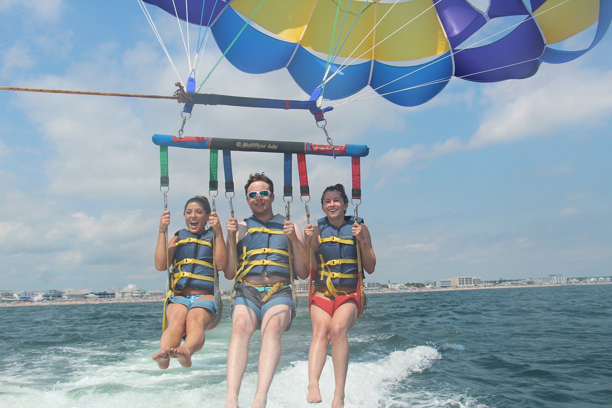 SQLStephP's tweet image. Some of the @PragmaticWorks team last Friday parasailing! @SQLRave