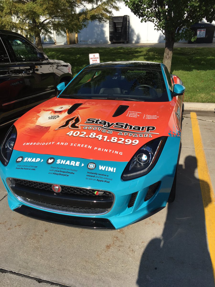 tjveseth's tweet photo. My boy @toddsutt and @CarSnapsOmaha are giving away a free iPad! Retweet for a chance to win! #StaySharpCar https://t.co/E7IPdlncTy