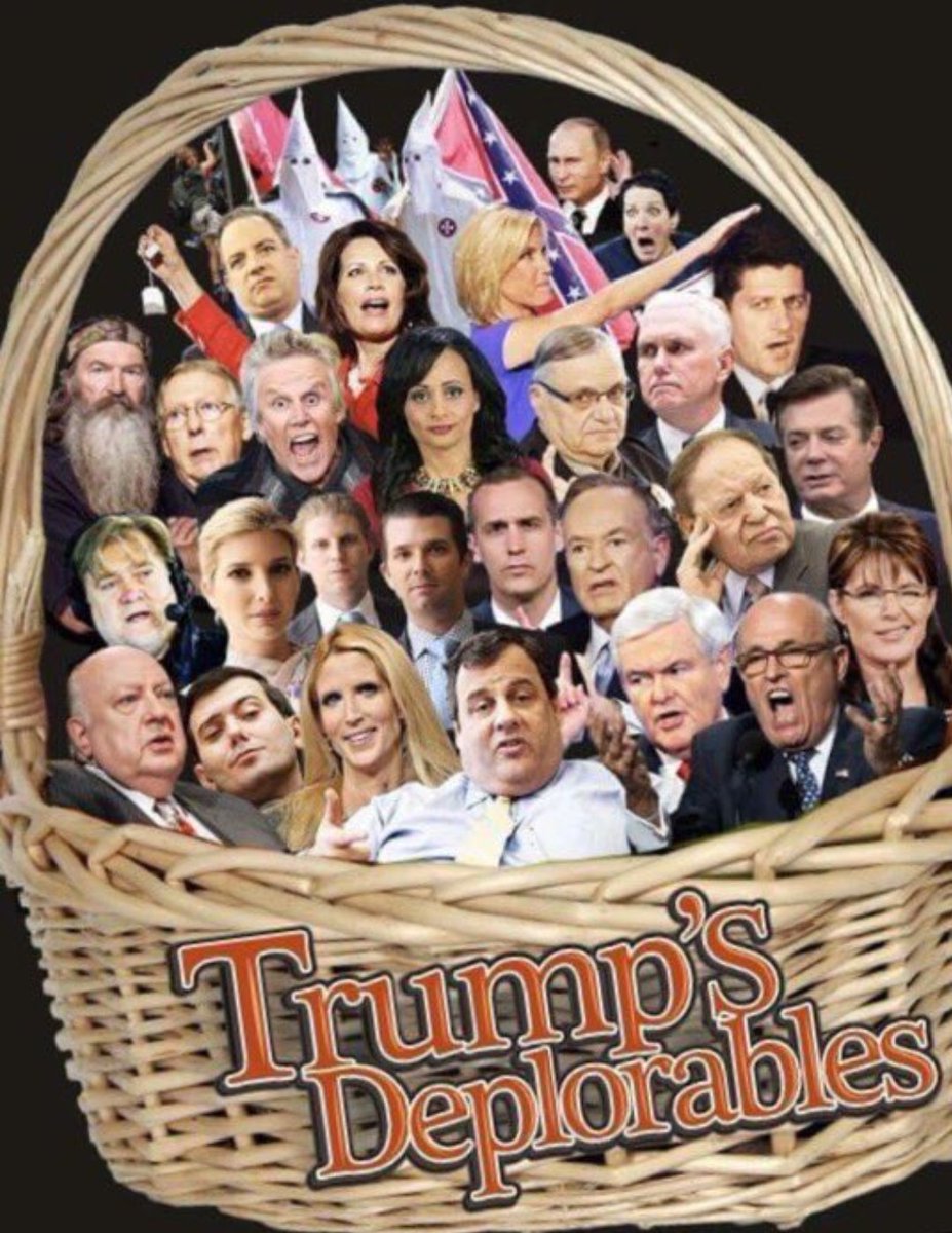 Assmazing's tweet photo. @wandarejoyce @TrumpTrain45Pac Basket full of assholes https://t.co/zrP9fOI2E5