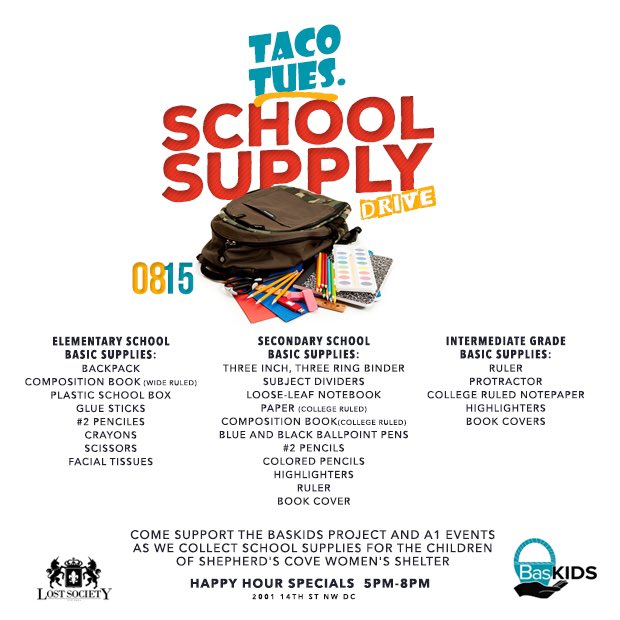 BankRoll_Lo's tweet photo. Next Tuesday Come Out For A Special Edition Of "Taco Tuesdays". #SupplyDrive #HappyHour #BasKids https://t.co/QWrJek6SfG