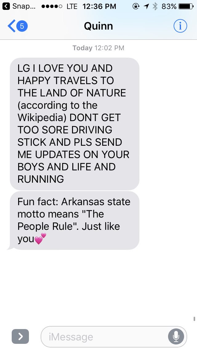 Texts I get from @quinny_5280 that make my day💖✨