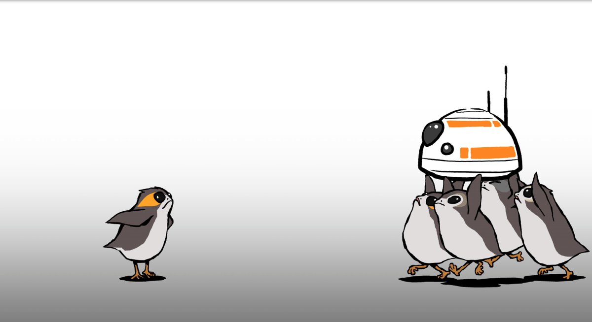 Penguins / Star Wars Porg Logo