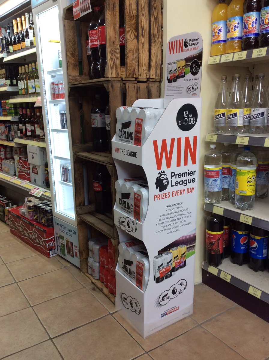 PowerforceMC42's tweet photo. Get a #carling 12 pack from Keinton Stores Premier
for £10. #WinTheLeague @carling @PowerforceGB @PowerforceMCNSM @powerforcemcfm5 https://t.co/XoAj1qj7Bf