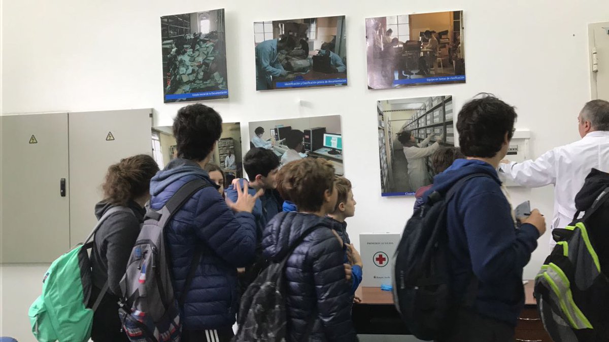 1_almagro's tweet photo. ✔️1O hoy visitó el Archivo Nacional de la Memoria en el marco del proyecto "Archivo Oral" de la escuela 👏 @ORTArgentina https://t.co/fVdpXQobjd