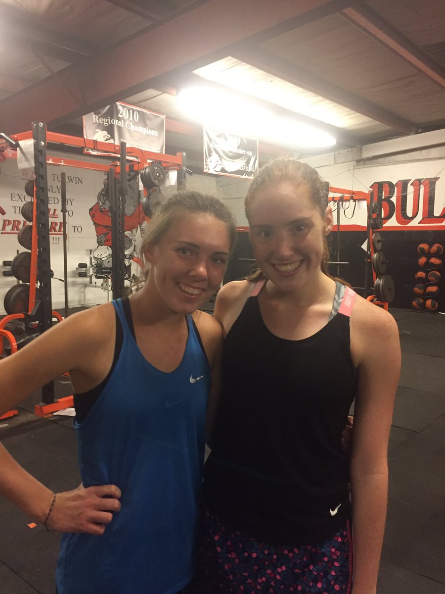 There are no words.  Heavy heart as this young lady "Grace"d our presence and worked out with us before she goes off to Baylor!  #❤️Madi!