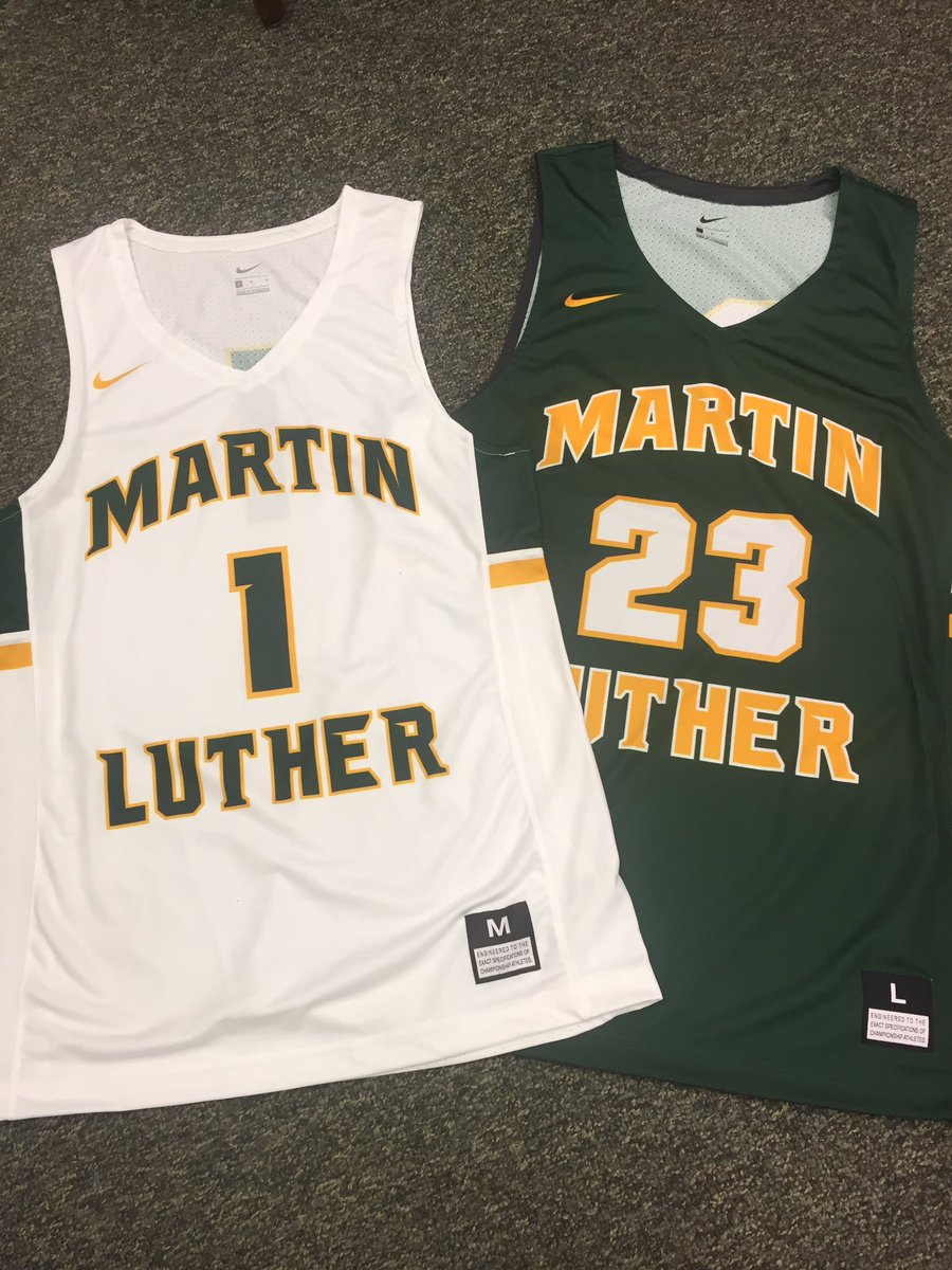 pwollersheim1's tweet photo. New gym floor design almost complete and new uniforms have arrived!! Martin Luther hoops counting down the days to November! https://t.co/pF6FREAMjJ