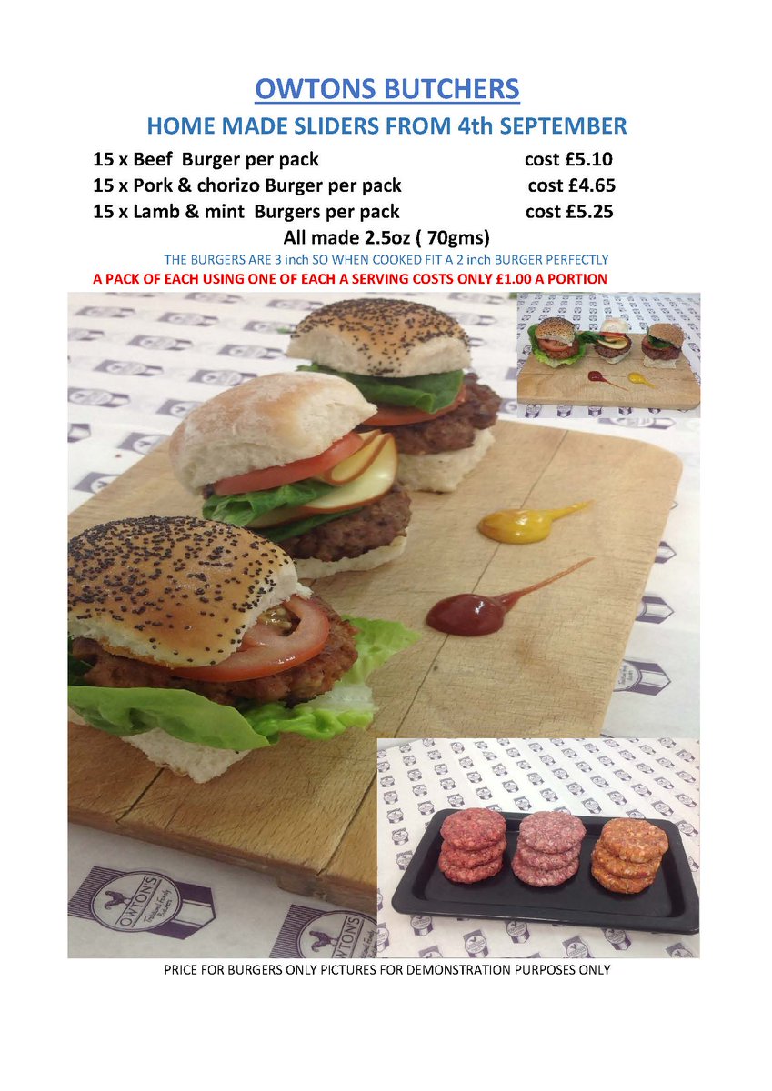 OwtonsButchers's tweet photo. A brilliant addition to your menu !!
Get your pre order in now. https://t.co/OK8VqgGHoG