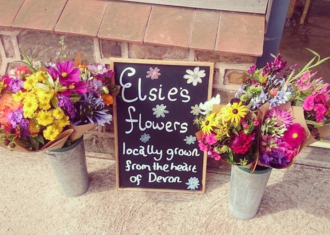 Just arrived this afternoon, Elsie's #Flowers. #Locallygrown and #handmade in #Crediton. Available at Thornes from today. #grownnotflown
