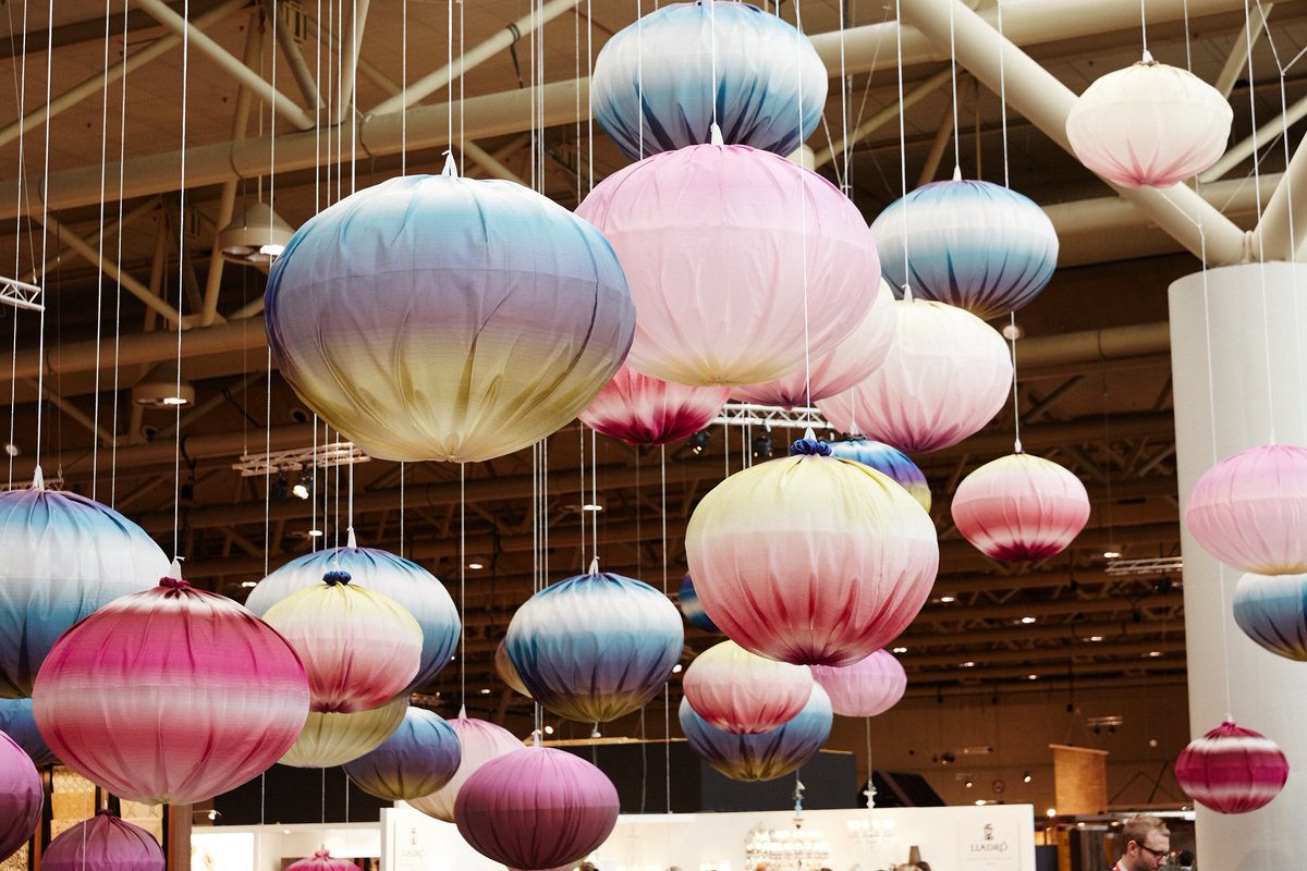 IDSToronto's tweet photo. #TBT to this stunning entrance installation from #IDS15 by @MissoniHome @Missoni #IDSturns20 https://t.co/0gABIvuMo9