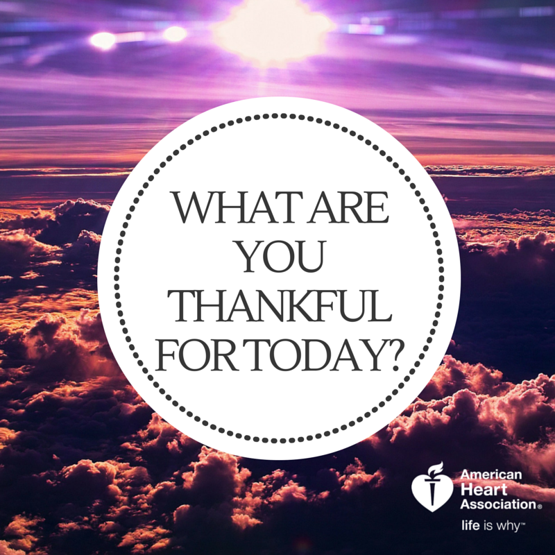 AmericanHeartTX's tweet photo. It's #ThankfulThursday! In the comments, tell the #AmericanHeartAssociation what you're thankful for. #houstoniswhy https://t.co/YF14oCM7Xh