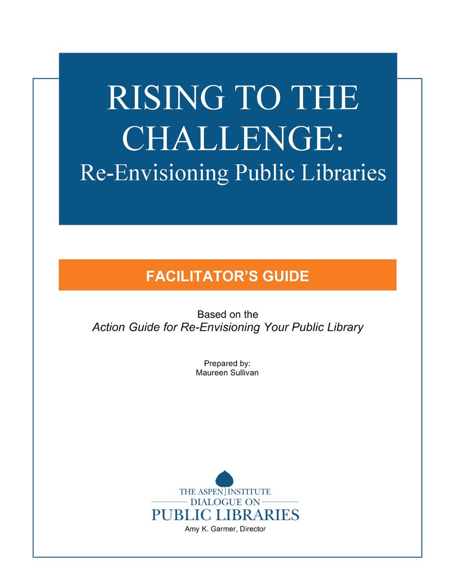 library_vision's tweet image. Planning a library workshop? Read new Facilitators Guide based on the Action Guide for Re-Envisioning Your #PubLib: bit.ly/2u9Bjbj